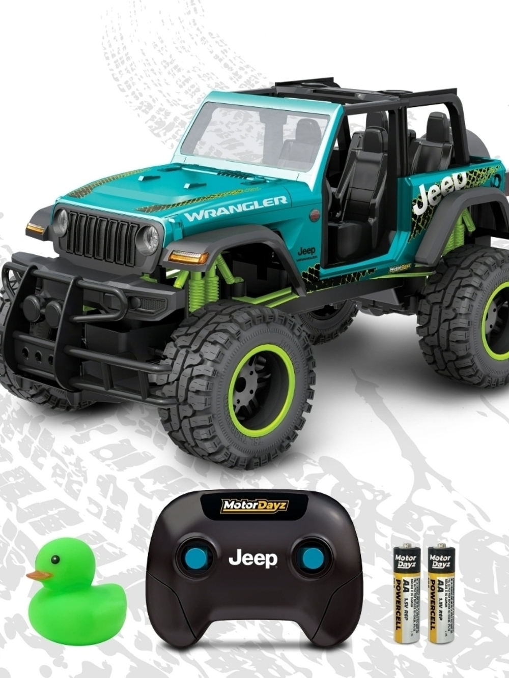 Jeep Wrangler RC Off-Road Remote Control Vehicle - Teal